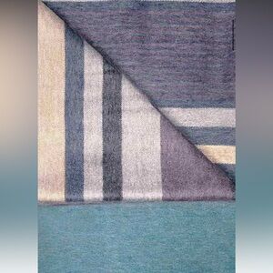 NWT Shupaca Alpaca Jade Forest Striped Blanket/ Throw